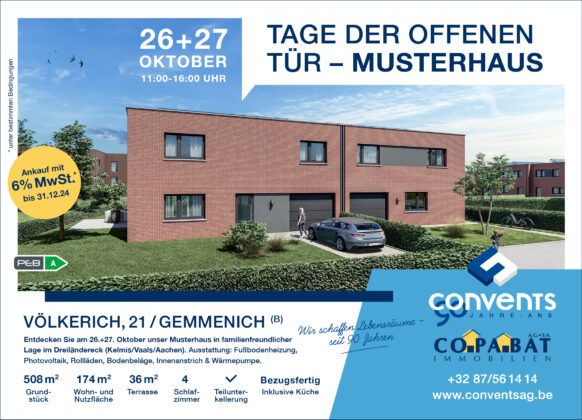 26. + 27. Oktober: Tage der offenen Tür – Musterhaus