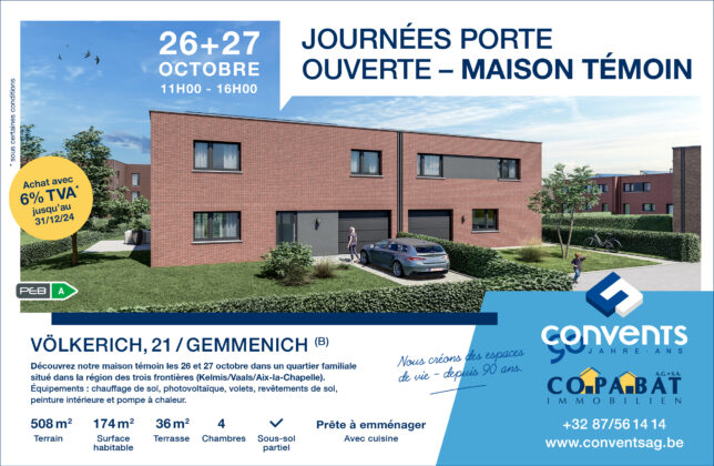 26 + 27 octobre : Journées portes ouvertes – Maison témoin